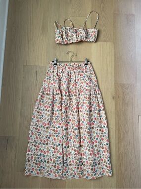 la maregold seashell set top+ skirt